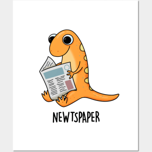 Newtspaper Animal Pun Posters and Art